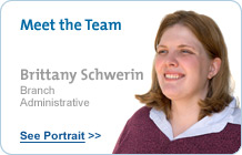 Branch Administrator Brittany Schwerin